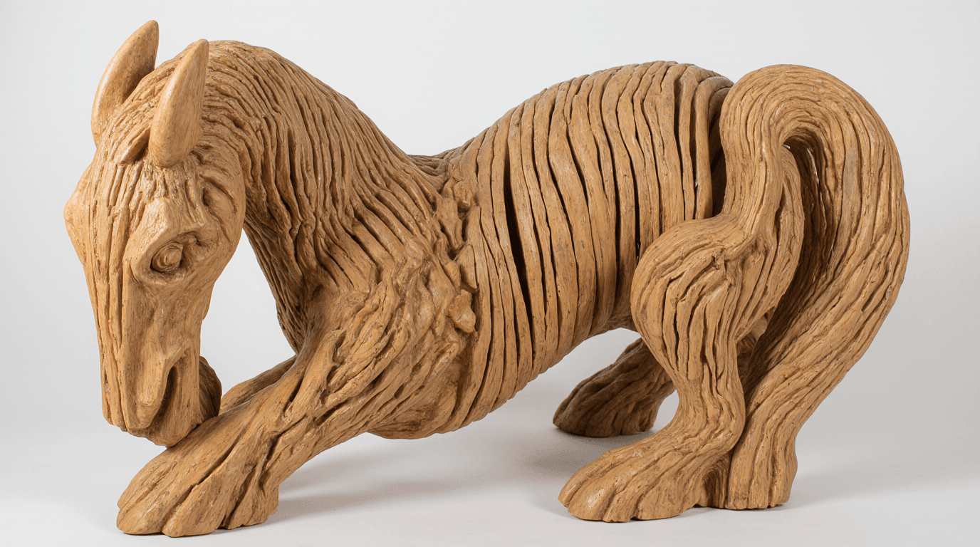 Horse sculpture